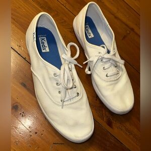 Size 9 Keds White Lace-Up Sneakers. MUST BE BUNDLED